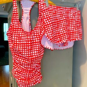 Two piece swimsuit. Never worn